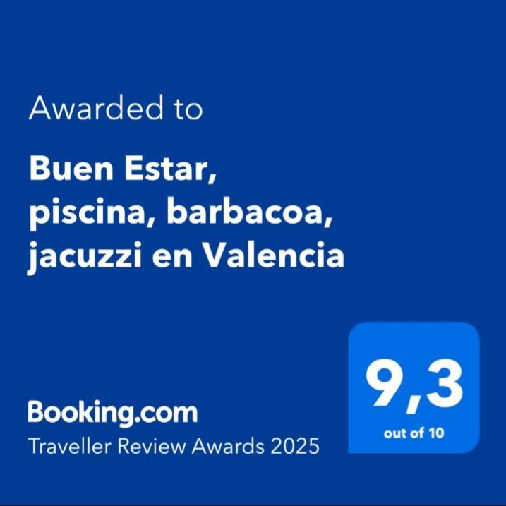 Buen Estar, Piscina, Barbacoa, Jacuzzi En Valencia Villa Turís Exterior photo